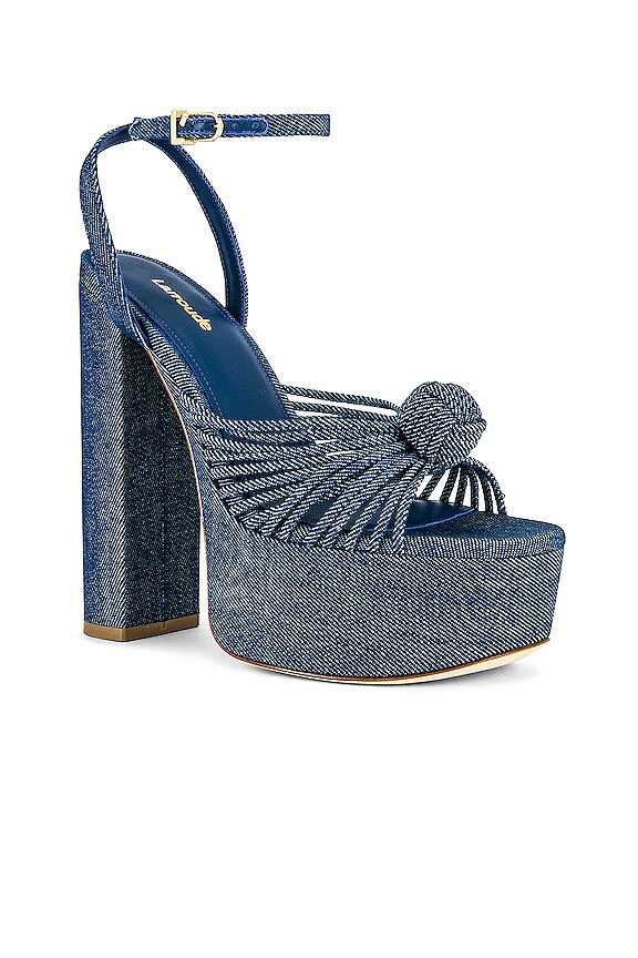 view 2 of 5 VALERIE 플랫폼 in Denim Blue