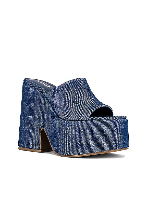 view 2 of 5 Wanda Mule in Denim Blue
