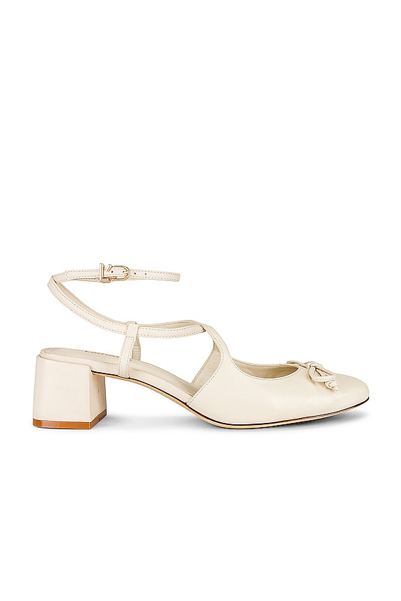 view 1 of 5 Mary Sandal in Calf Leather Ivory
