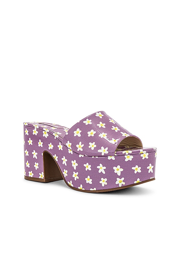 view 2 of 5 The Miso Platform Sandal in Lavender Floral