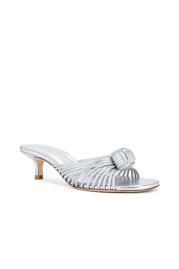 view 2 of 5 VALERIE 뮬 in Metallic Silver