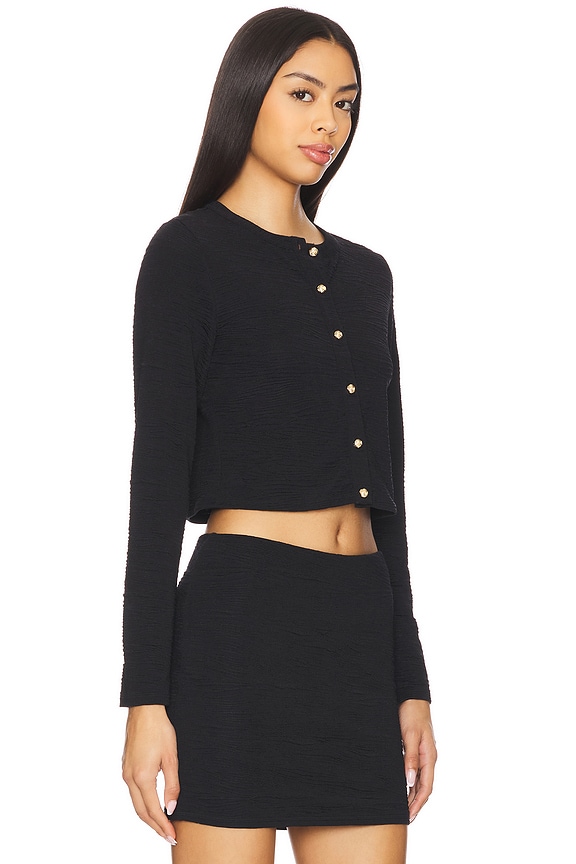 view 2 of 5 Lauren Swim Cardigan in Jet Black