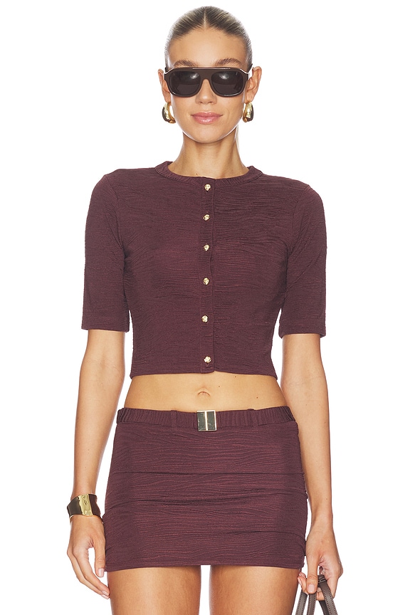 view 2 of 5 Lisa Cardigan in Fudge