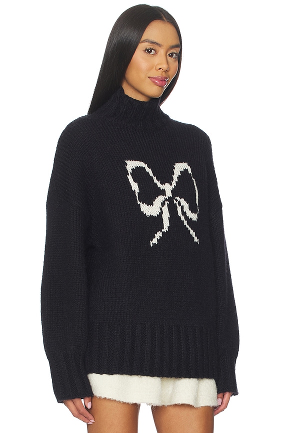 view 2 of 4 Cece Turtleneck in Ink Bow