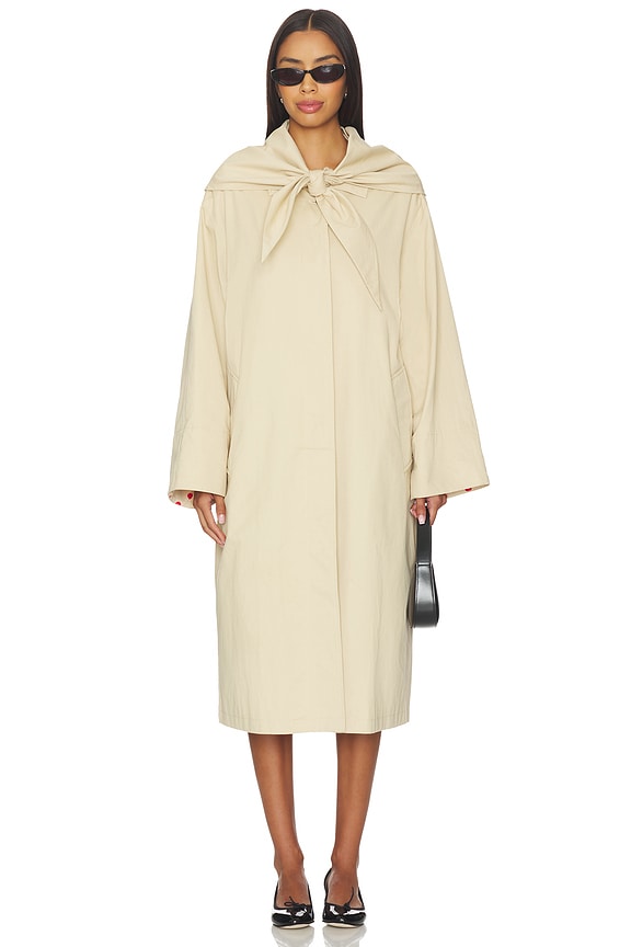 view 2 of 4 Olsen Trench in Scarlett Dot