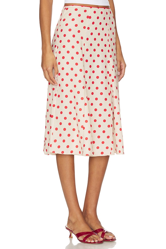 view 2 of 6 Amora Skirt in Scarlett Dot