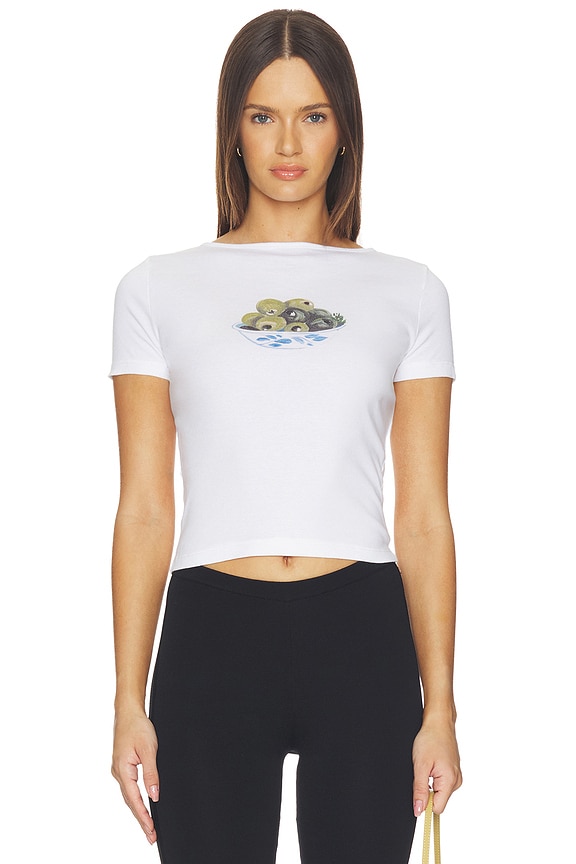 view 1 of 4 Alex Tee Shirt in Olive Bowl