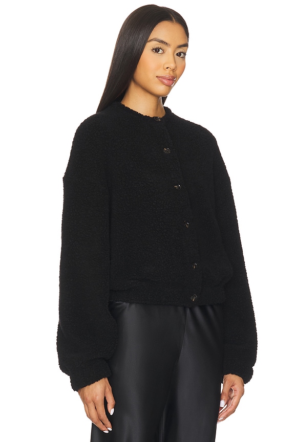 view 2 of 4 Mica Collarless Blouson in Black