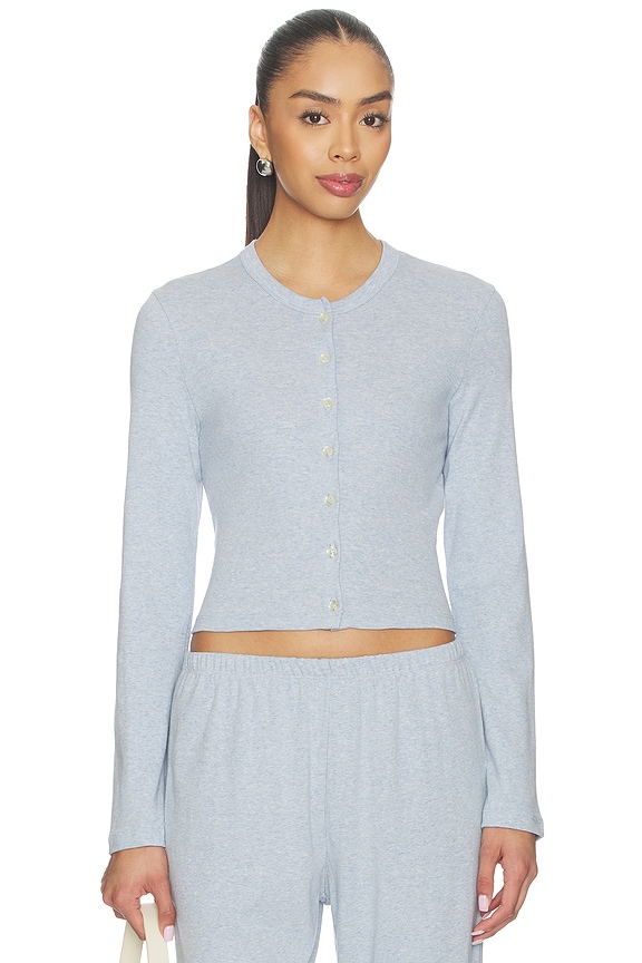 view 2 of 5 Nando Cardigan in Ciel Melange