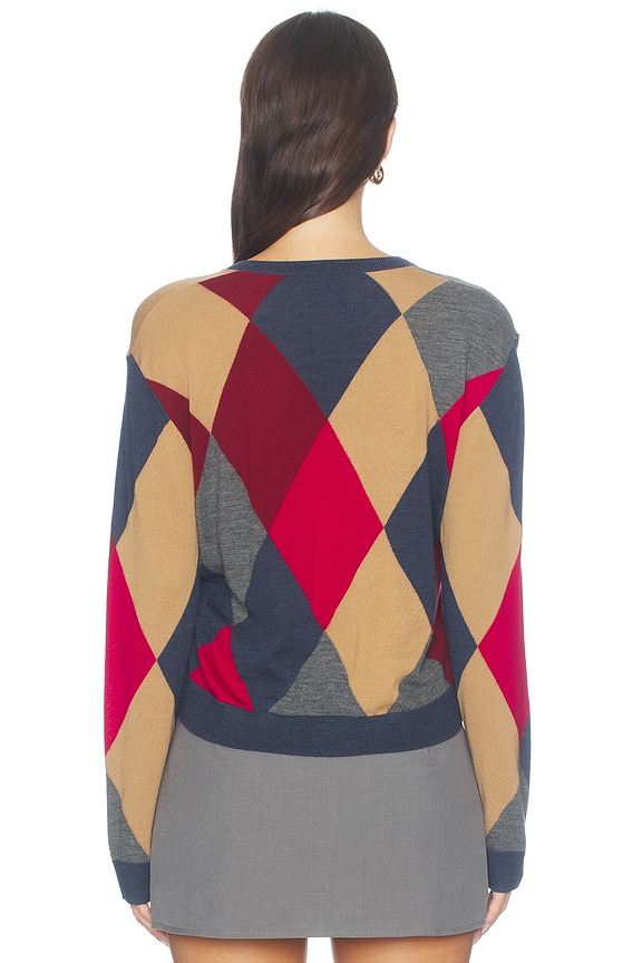 James Argyle Classic V Neck Pullover