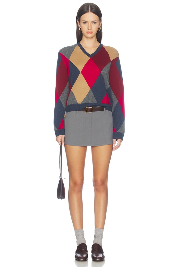 James Argyle Classic V Neck Pullover