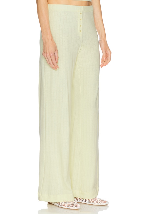 view 2 of 6 Pointelle Boxer Pant in Canary