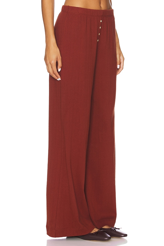 view 2 of 6 Pointelle Boxer Pant in Cinnamon