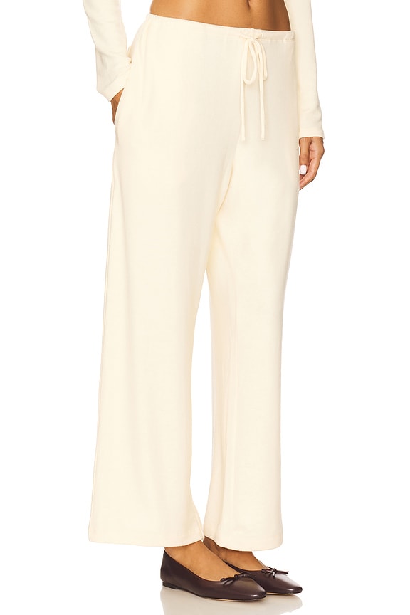 view 2 of 6 Lauren Crop Drawstring Pant in Vanilla