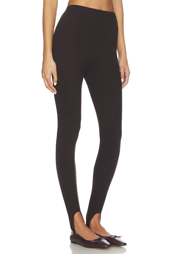 view 2 of 6 Rio Stirrup Pant in Chocolate