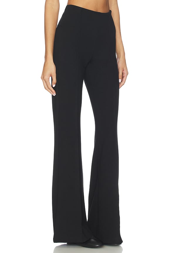 view 2 of 6 Rio Pintuck Boot Cut Pant in Black