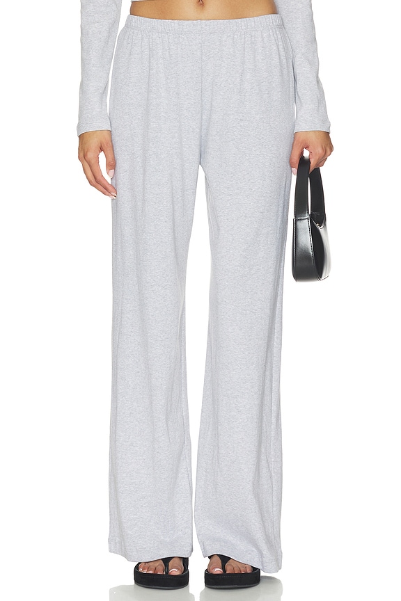 view 1 of 6 PANTALON RELAX NANDO in Light Grey Melange