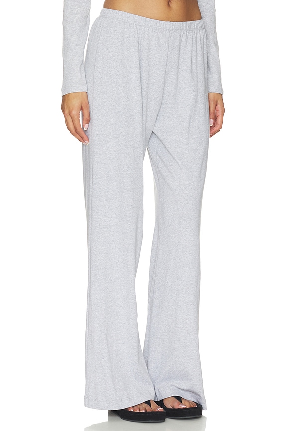 view 2 of 6 PANTALON RELAX NANDO in Light Grey Melange