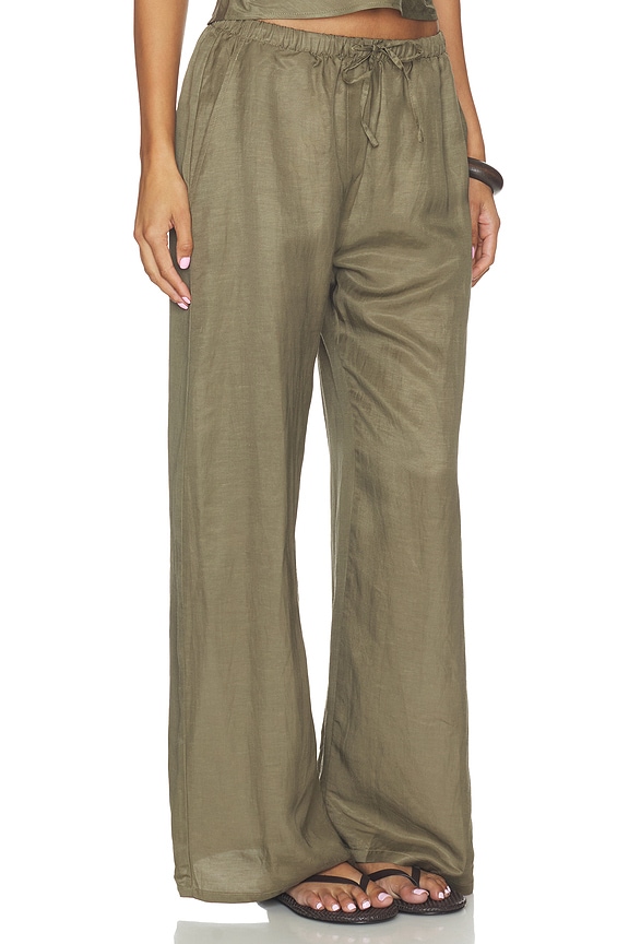 view 2 of 6 Daniel Drawstring Pocket Pant in Cypress
