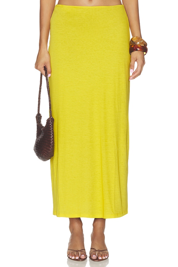view 2 of 7 JUPE MIDI MILO  in Hickory & Daffodil