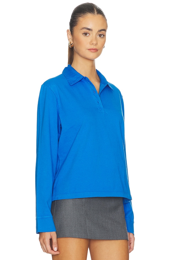 view 2 of 4 MARGO 長袖ポロ in Leset Blue