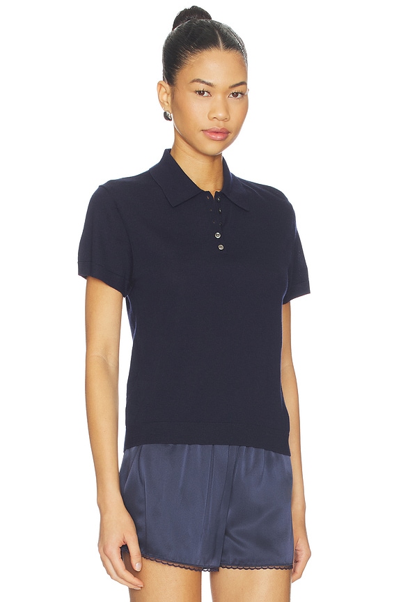 view 2 of 4 POLO MANCHES COURTES JAMES in Midnight