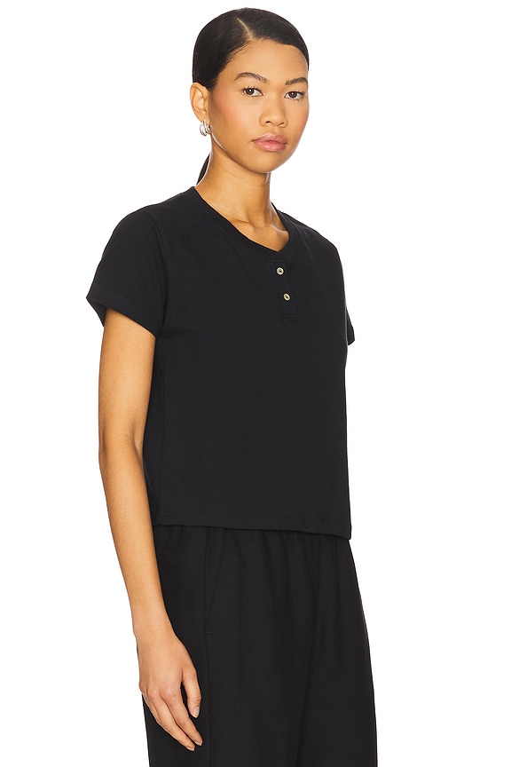 view 2 of 4 Margo Henley Top in Black