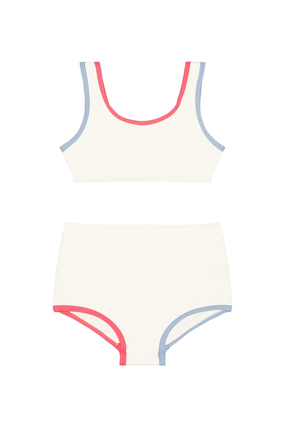 view 1 of 10 SET DE BAÑO MINI ME in Cream, Pout, & Chambray