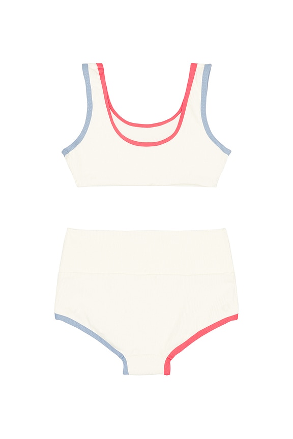 view 2 of 10 SET DE BAÑO MINI ME in Cream, Pout, & Chambray