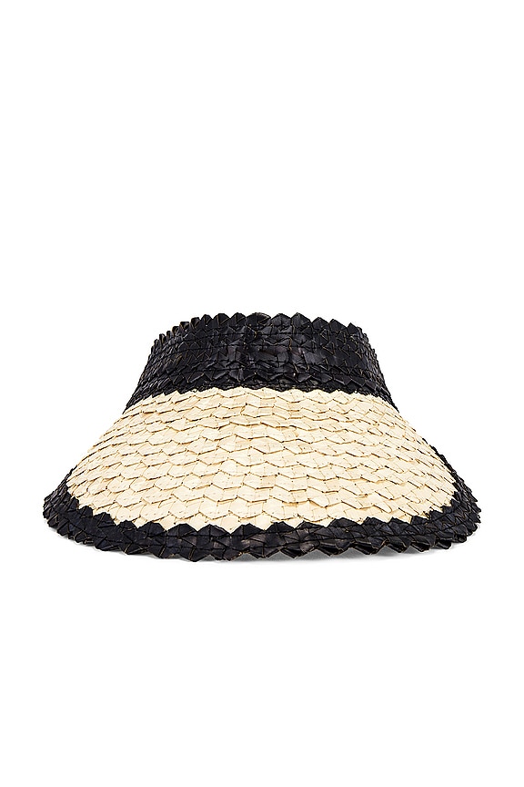 view 2 of 3 MALOMA 바이저 모자 in Natural & Black