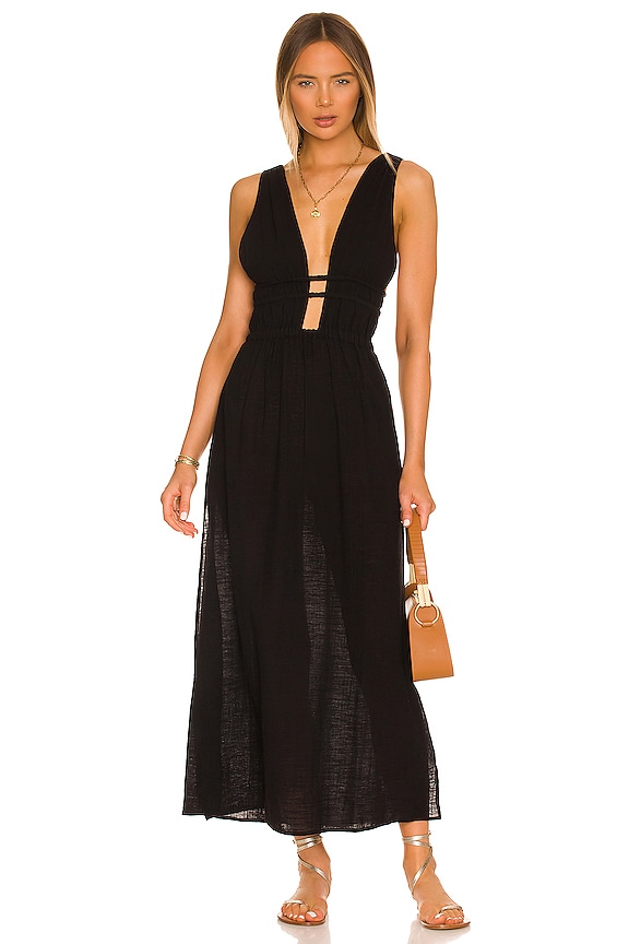 view 2 of 4 TUNIQUE DE PLAGE KIRA in Black