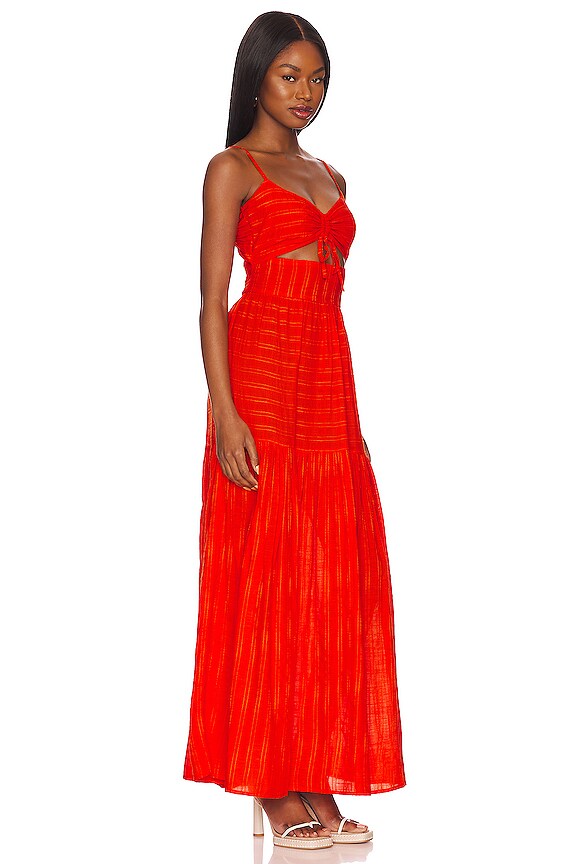 view 2 of 3 VESTIDO MIDI ZURI in Poppy