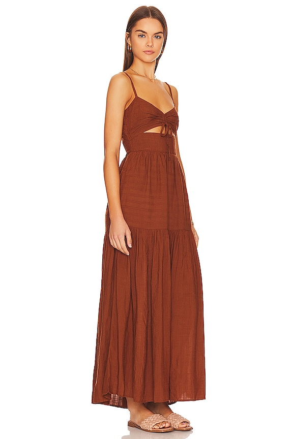 view 2 of 3 VESTIDO ZURI in Coffee