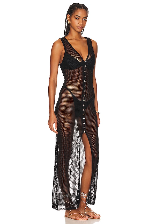 view 2 of 3 Adrift Midi Dress in Black