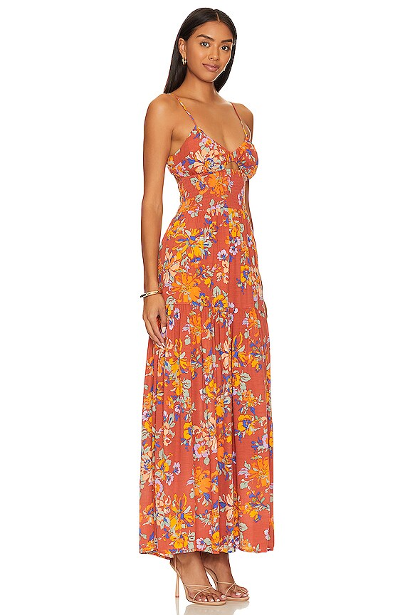 view 2 of 3 ROBE MAXI CALLA in First Bloom