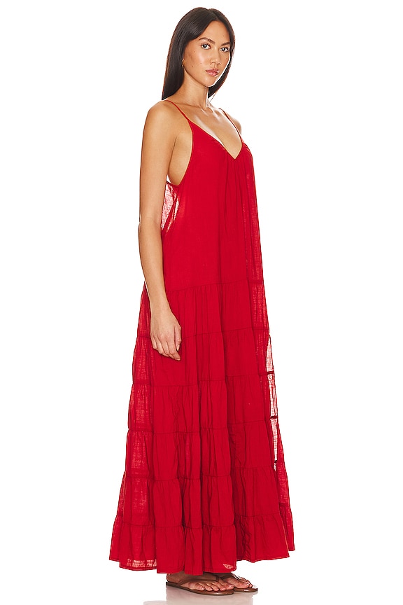 view 2 of 3 Goldie Coverup Dress in Redwood