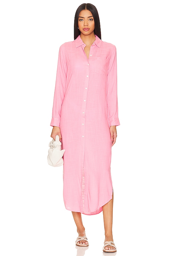 view 2 of 4 PRESLEY ミディ丈ドレス in Guava