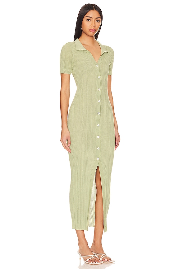 view 2 of 3 Undertow Dress in Light Olive