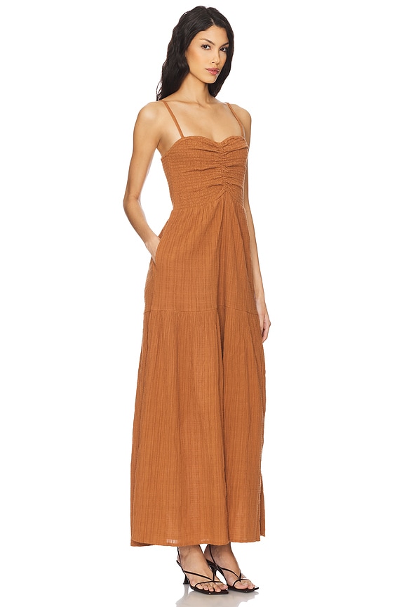 view 2 of 3 Mallorca Dress in Brown Sugar