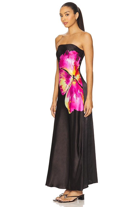 view 2 of 3 Spring in Love Dress in After Midnight Hibiscus