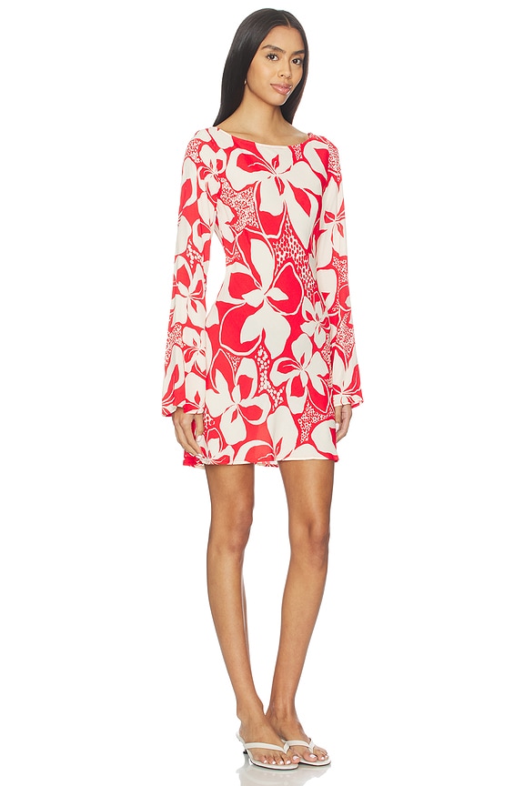 view 2 of 4 All I Need Mini Dress in Hibiscus Bloom