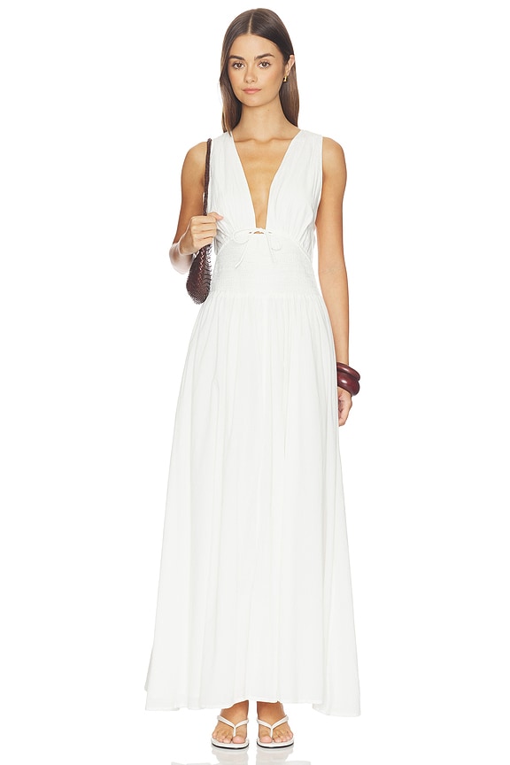 view 1 of 3 MAXIVESTIDO EMMALINE in Cream
