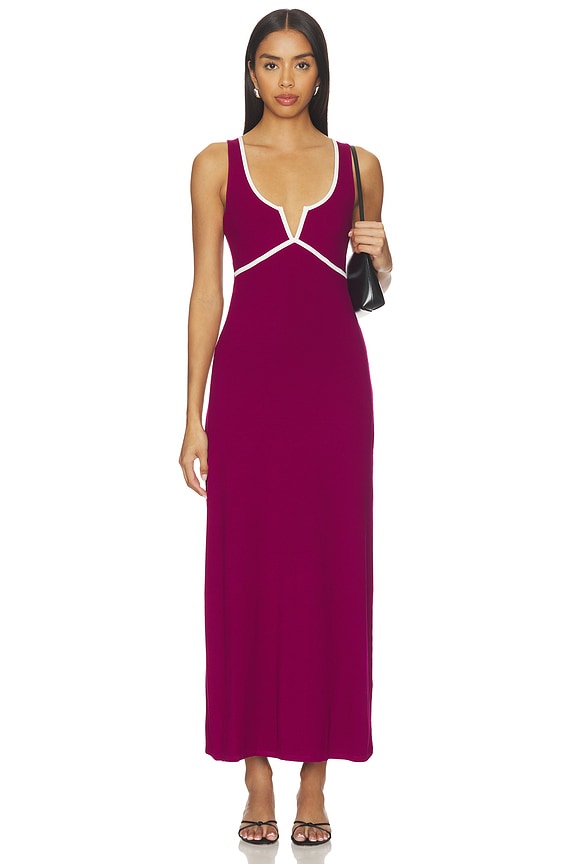 view 1 of 3 MAXIVESTIDO SAYGE in Berry Jam