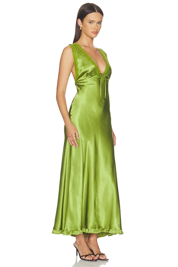 view 2 of 3 ROBE MAXI SALTY BLONDE in Verdant