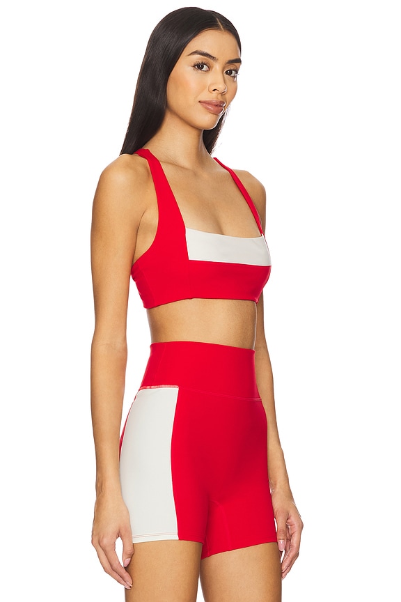 view 2 of 4 СПОРТИВНЫЙ БЮСТГАЛЬТЕР UPPERCUT in Flame & Cream