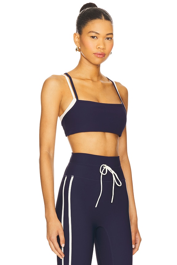 view 2 of 4 SOUTIEN-GORGE DE SPORT KELLY in Midnight Blue & Cream