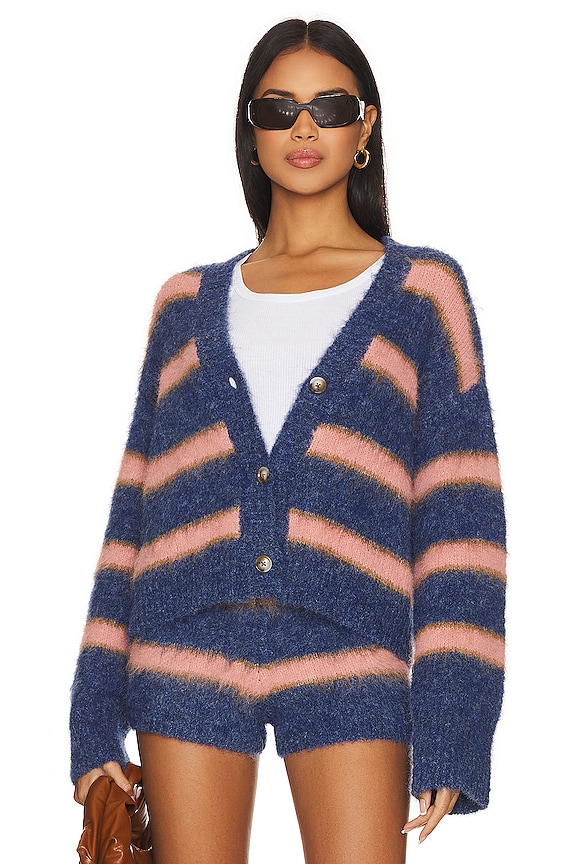 view 1 of 4 Montauk Cardigan in Montauk Stripe