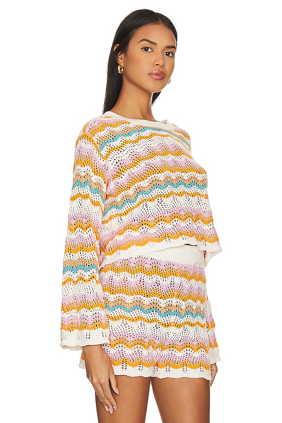 view 2 of 4 Sun Ray Sweater in Daybreak Stripe