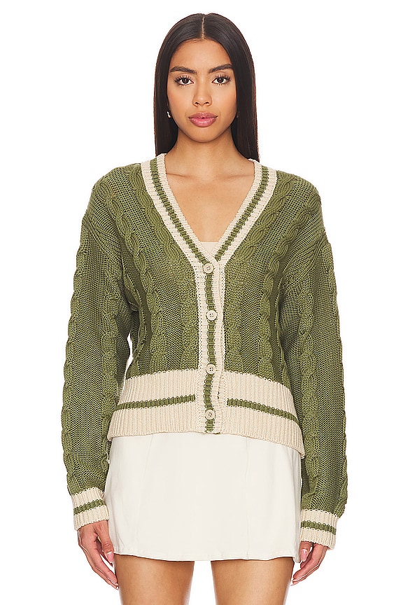 view 2 of 5 Hampton Sweater in Fairway & Bone