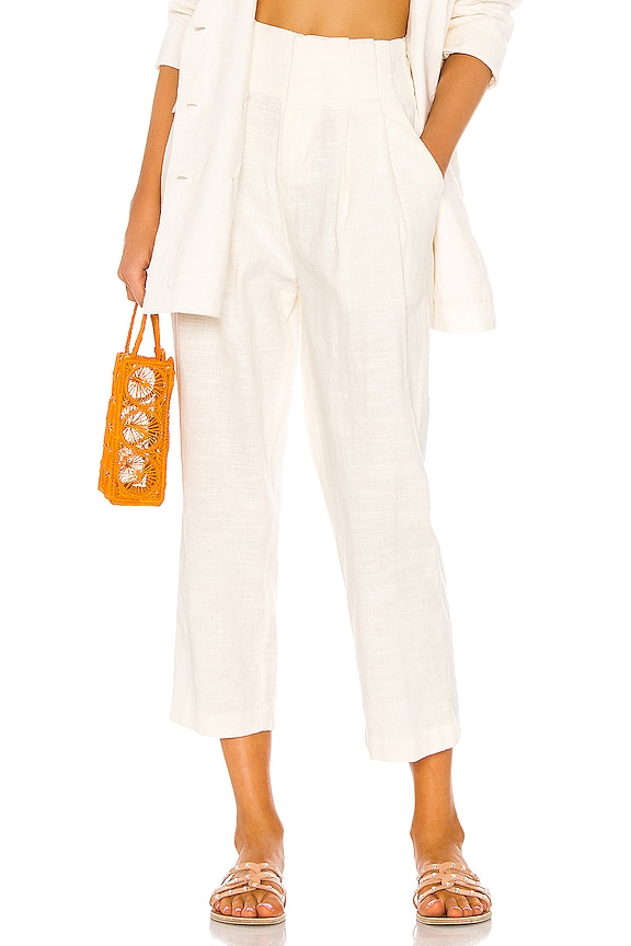 view 1 of 5 PANTALONES HAVANA in Cream